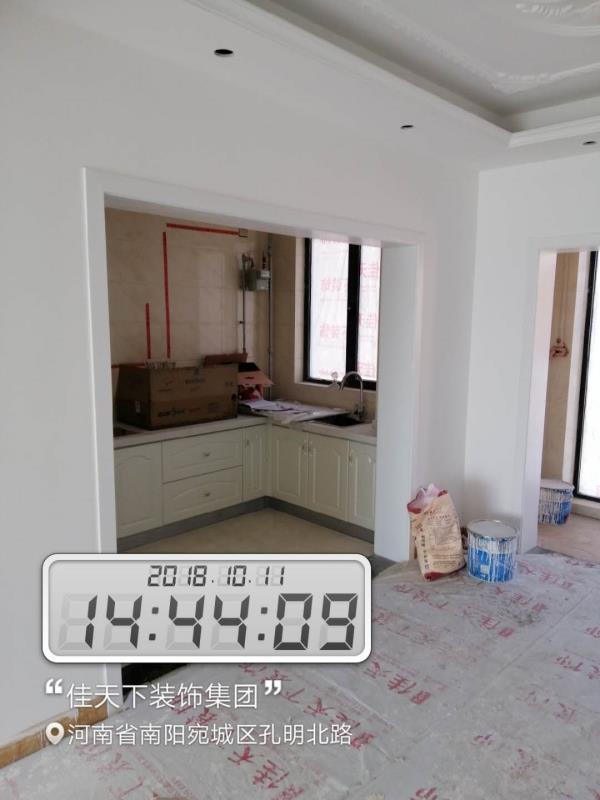 南阳佳天下在建工地淯苑公寓施工过程图